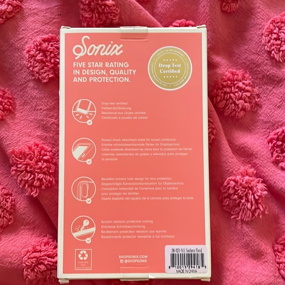 iPhone 12 mini case! Super cute, floral with gold touches! - Picture 2 of 3